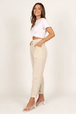 Talaren Pant - Cream 14 Talaren Pant - Cream -Clothing Discount Shop petal and pup usa bottoms talaren pant cream 33207378641073