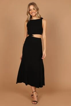 Alexa Cut Out Dress - Black -Clothing Discount Shop petal and pup usa dresses alexa cut out dress black 32673810088113