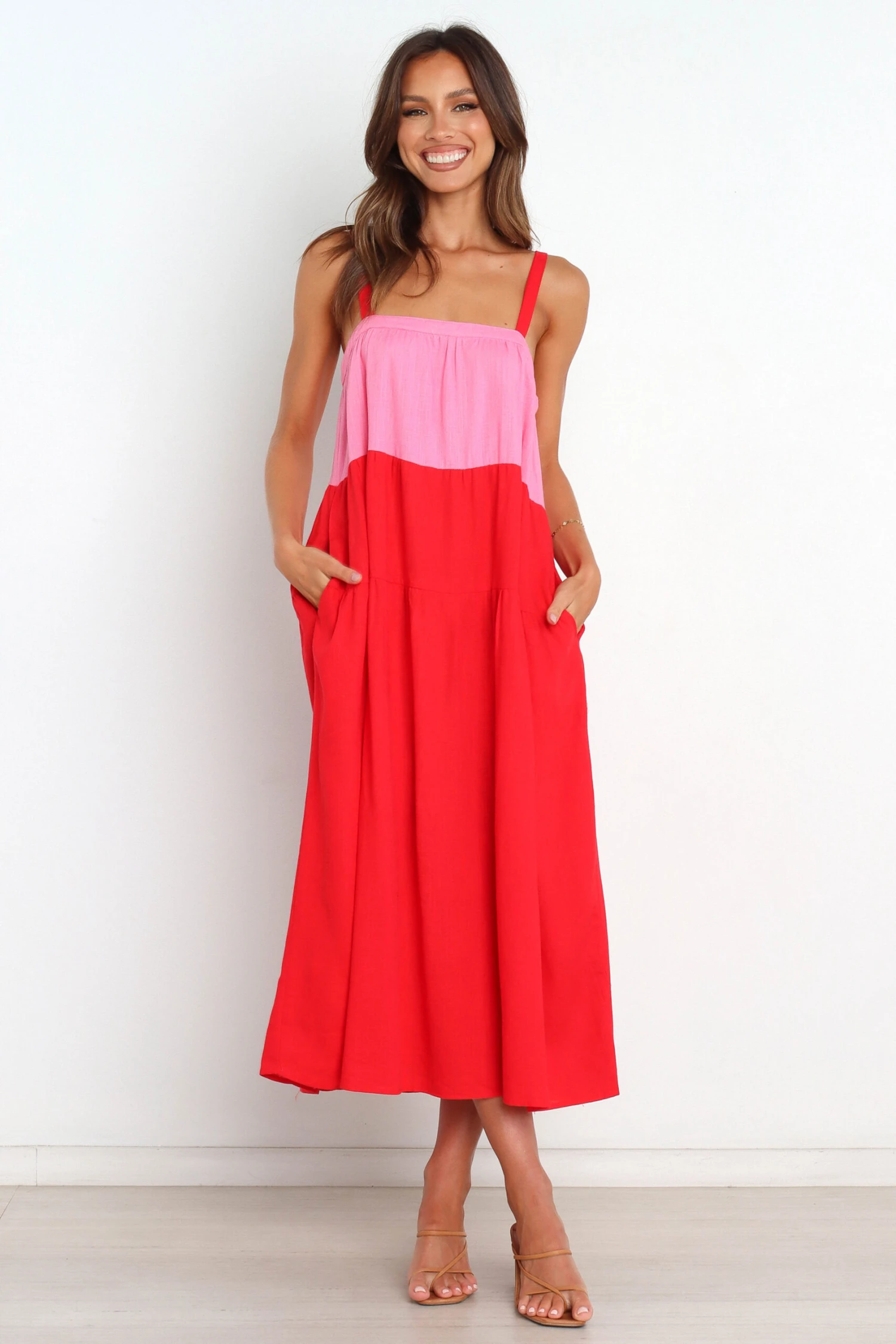 Aliana Dress - Pink Splice 3 Aliana Dress - Pink Splice