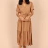 Barker Dress - Tan 1 Barker Dress - Tan -Clothing Discount Shop petal and pup usa dresses barker dress tan 32398073462961