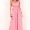 Becky Maxi Dress - Pink 1 Becky Maxi Dress - Pink -Clothing Discount Shop petal and pup usa dresses becky midi dress pink 33779252854961