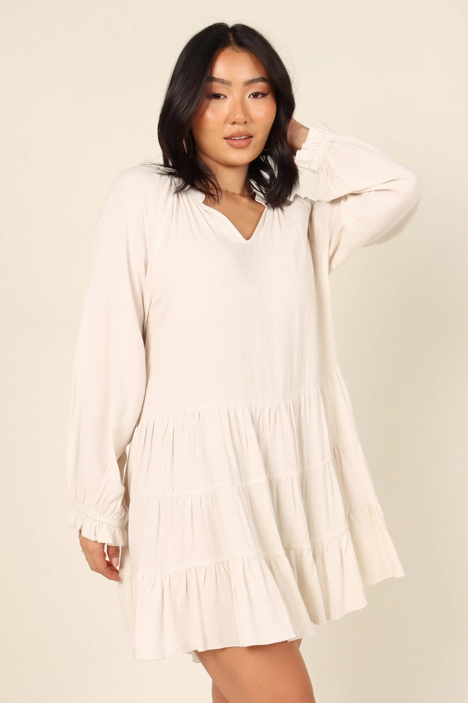 Beloved Dress - Beige 8 Beloved Dress - Beige - Image 6