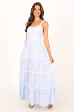 Camille Maxi Dress - Blue 14 Camille Maxi Dress - Blue -Clothing Discount Shop petal and pup usa dresses camille maxi dress blue 33757577478321
