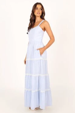 Camille Maxi Dress - Blue 16 Camille Maxi Dress - Blue -Clothing Discount Shop petal and pup usa dresses camille maxi dress blue 33757577543857