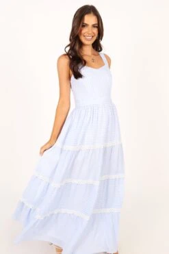 Camille Maxi Dress - Blue 18 Camille Maxi Dress - Blue -Clothing Discount Shop petal and pup usa dresses camille maxi dress blue 33757577609393