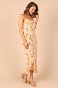 Cecily Slip Dress - Pink Floral -Clothing Discount Shop petal and pup usa dresses cecily slip dress pink floral 32323121774769
