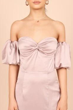 Dahlia Off Shoulder Puff Sleeve Midi Dress - Lilac 13 Dahlia Off Shoulder Puff Sleeve Midi Dress - Lilac -Clothing Discount Shop petal and pup usa dresses dahlia off shoulder puff sleeve midi dress lilac 32390892126385