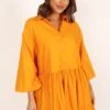 Daisy Long Sleeve Mini Dress - Mustard 1 Daisy Long Sleeve Mini Dress - Mustard -Clothing Discount Shop petal and pup usa dresses daisy long sleeve mini dress mustard 33779265372337