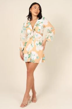 Daniella Dress - Tan -Clothing Discount Shop petal and pup usa dresses daniella dress tan 32066620457137