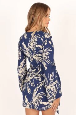 Deliah Long Sleeve Mini Dress - Navy 13 Deliah Long Sleeve Mini Dress - Navy -Clothing Discount Shop petal and pup usa dresses deliah long sleeve mini dress navy 33752449941681