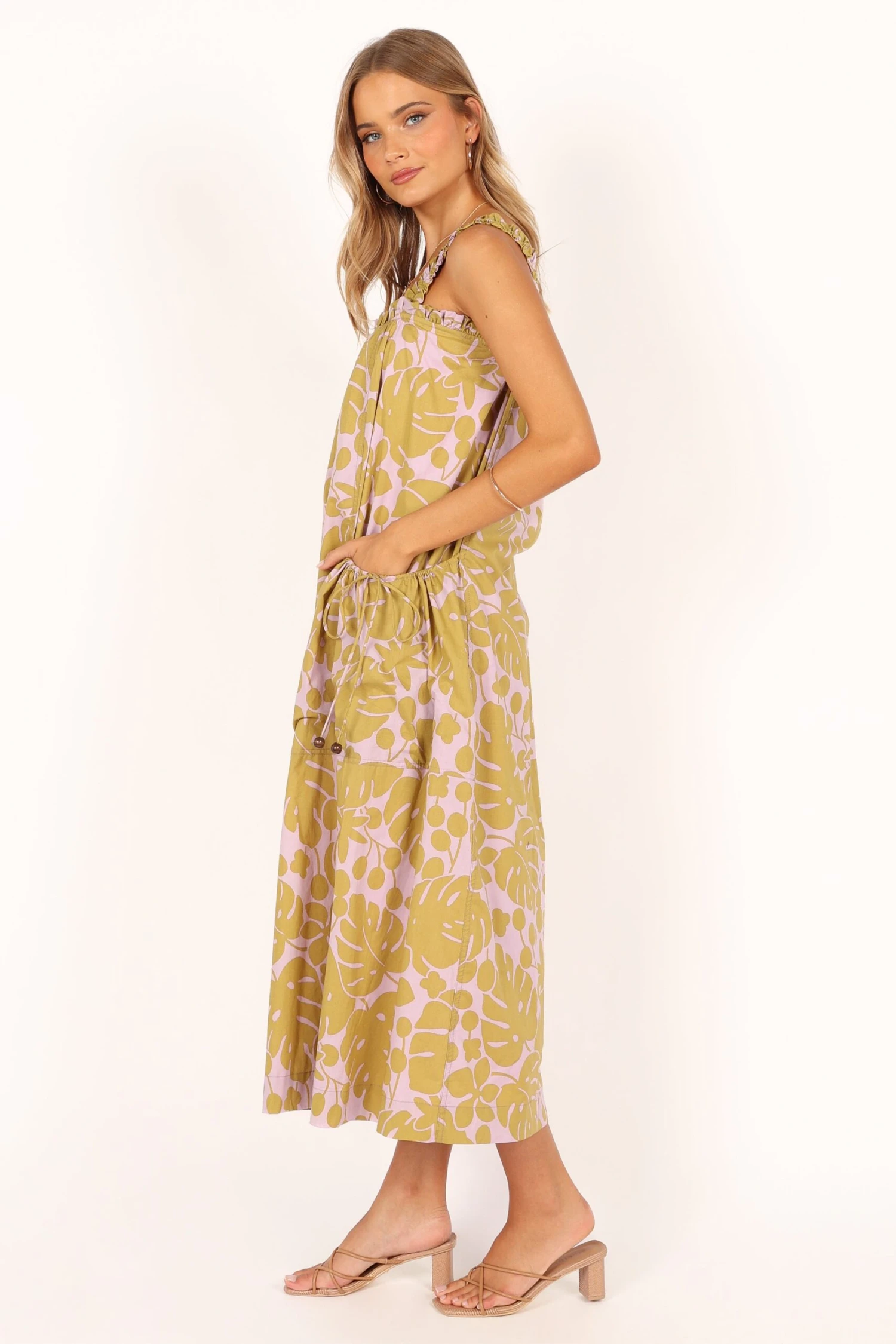 Deva Maxi Dress - Olive 10 Deva Maxi Dress - Olive - Image 8