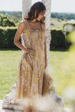 Deva Maxi Dress - Olive