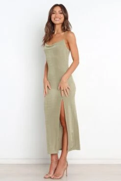 DIANI DRESS - OLIVE 13 DIANI DRESS - OLIVE -Clothing Discount Shop petal and pup usa dresses diani dress olive 31287136256177