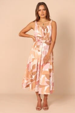 Everleigh Dress - LEaf Print -Clothing Discount Shop petal and pup usa dresses everleigh dress leaf print 32333996425393