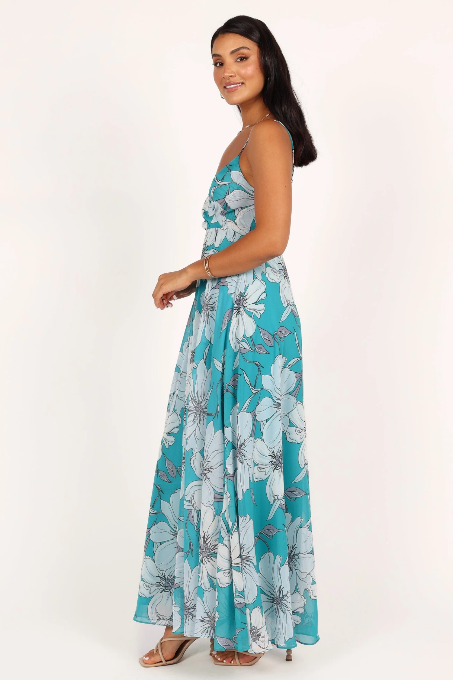 Flourish Maxi Dress - Blue Floral 8 Flourish Maxi Dress - Blue Floral - Image 6