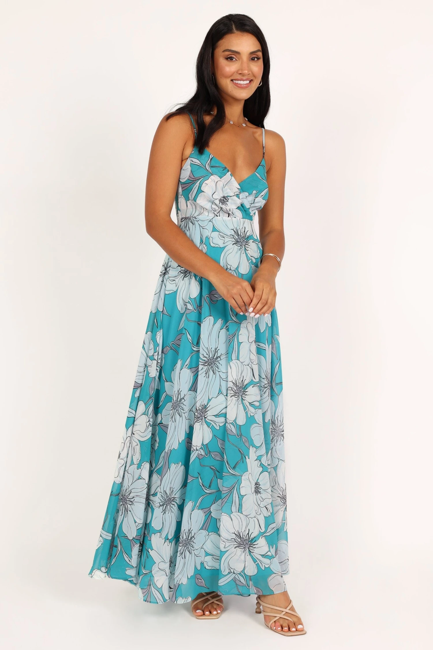 Flourish Maxi Dress - Blue Floral 12 Flourish Maxi Dress - Blue Floral - Image 10