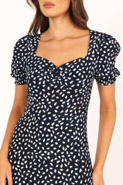 Franklin Dress - Navy Print -Clothing Discount Shop petal and pup usa dresses franklin dress navy print 33712100114609
