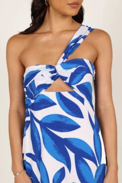 Freddie Midi Dress - White/Blue 18 Freddie Midi Dress - White/Blue -Clothing Discount Shop petal and pup usa dresses freddie midi dress white blue 33173382299825