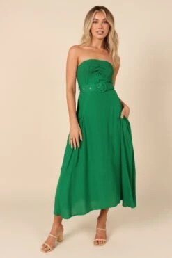 Kate Belted Dress - Green -Clothing Discount Shop petal and pup usa dresses kate belted dress green 32146905268401