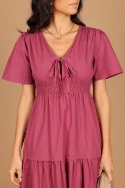 Madelyn Tiered Maxi Dress - Berry -Clothing Discount Shop petal and pup usa dresses madelyn tiered maxi dress berry 32465729650865