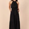 Makayla Halter Maxi Dress - Black 1 Makayla Halter Maxi Dress - Black -Clothing Discount Shop petal and pup usa dresses makayla halter maxi dress black 32257853554865