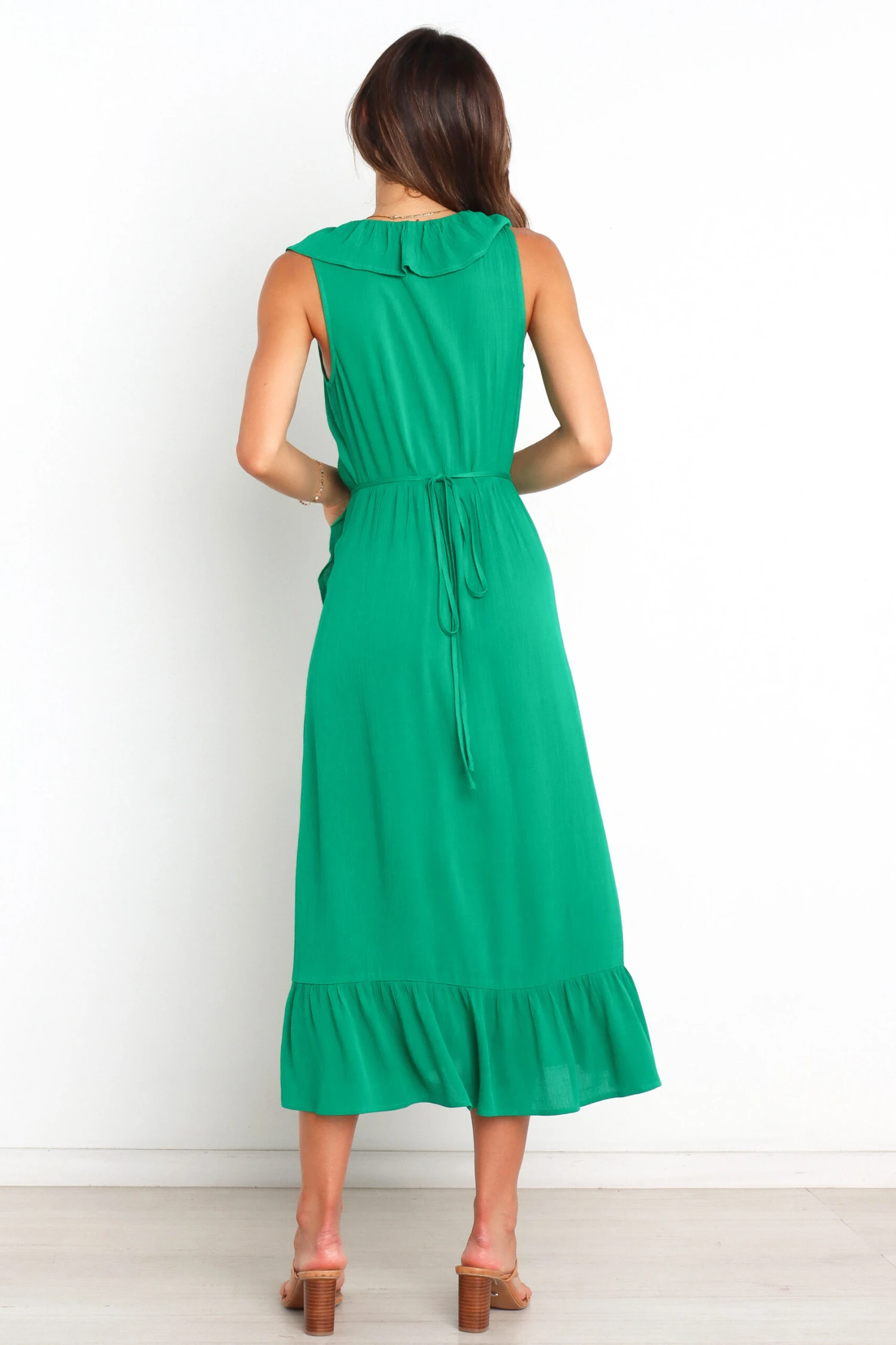 Mariska Dress - Green 5 Mariska Dress - Green - Image 4