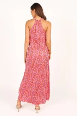 Melody Plisse Halter Maxi Dress - Hot Pink 15 Melody Plisse Halter Maxi Dress - Hot Pink -Clothing Discount Shop petal and pup usa dresses melody plisse halter maxi dress hot pink 33559100653745