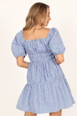 Minne Mini Dress - Blue Stripe 17 Minne Mini Dress - Blue Stripe -Clothing Discount Shop petal and pup usa dresses minne mini dress blue stripe 33488436560049