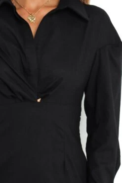 Monrow Dress - Black -Clothing Discount Shop petal and pup usa dresses monrow dress black 31698668028081