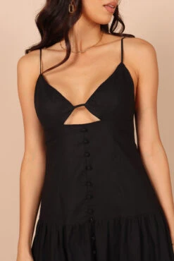 Myrna Cutout Maxi Dress - Black -Clothing Discount Shop petal and pup usa dresses myrna cutout maxi dress black 32213997125809