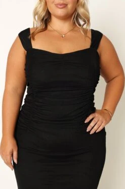 Naomi Midi Dress - Black 29 Naomi Midi Dress - Black -Clothing Discount Shop petal and pup usa dresses naomi midi dress black 33968169189553