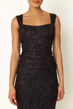 Naomi Midi Dress - Zebra 21 Naomi Midi Dress - Zebra -Clothing Discount Shop petal and pup usa dresses naomi midi dress zebra 33968179544241