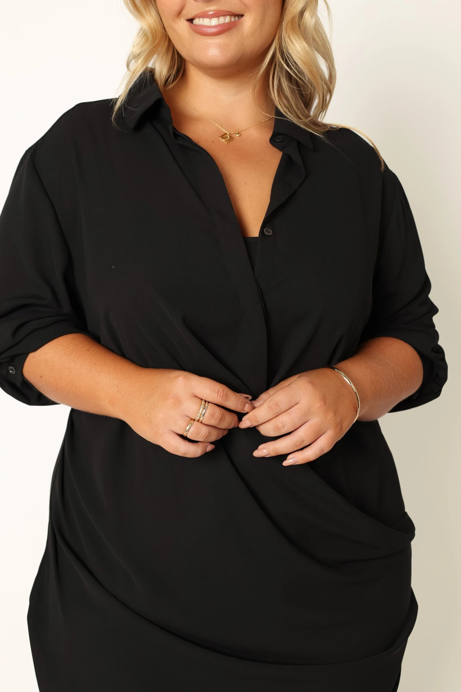 Niky Long Sleeve Mini Dress - Black 15 Niky Long Sleeve Mini Dress - Black - Image 13