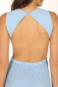 Reagan Maxi Dress - Blue 18 Reagan Maxi Dress - Blue -Clothing Discount Shop petal and pup usa dresses reagan maxi dress blue 33681595826353