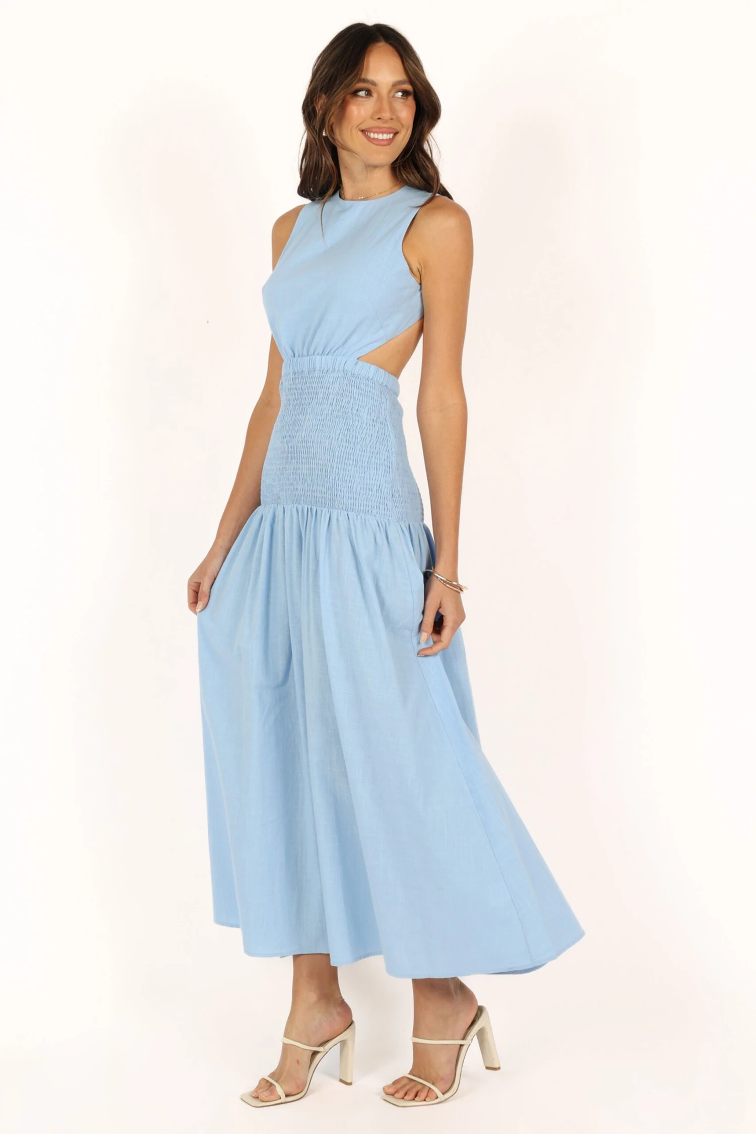 Reagan Maxi Dress - Blue 9 Reagan Maxi Dress - Blue - Image 7