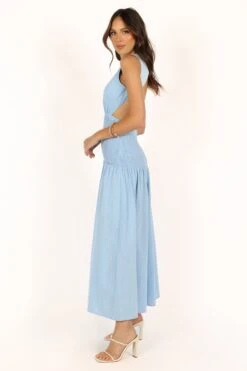 Reagan Maxi Dress - Blue 21 Reagan Maxi Dress - Blue -Clothing Discount Shop petal and pup usa dresses reagan maxi dress blue 33681595924657