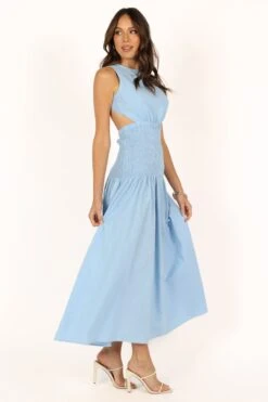 Reagan Maxi Dress - Blue 23 Reagan Maxi Dress - Blue -Clothing Discount Shop petal and pup usa dresses reagan maxi dress blue 33681595990193