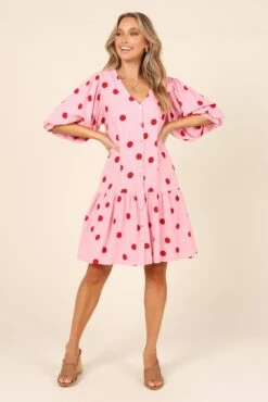 Regina Dress - Pink