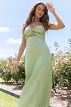 Rosetta Dress - Olive 18 Rosetta Dress - Olive -Clothing Discount Shop petal and pup usa dresses rosetta dress olive 33294823063729