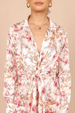 Ruby Alani Dress - White Floral -Clothing Discount Shop petal and pup usa dresses ruby alani dress white floral 32396370051249