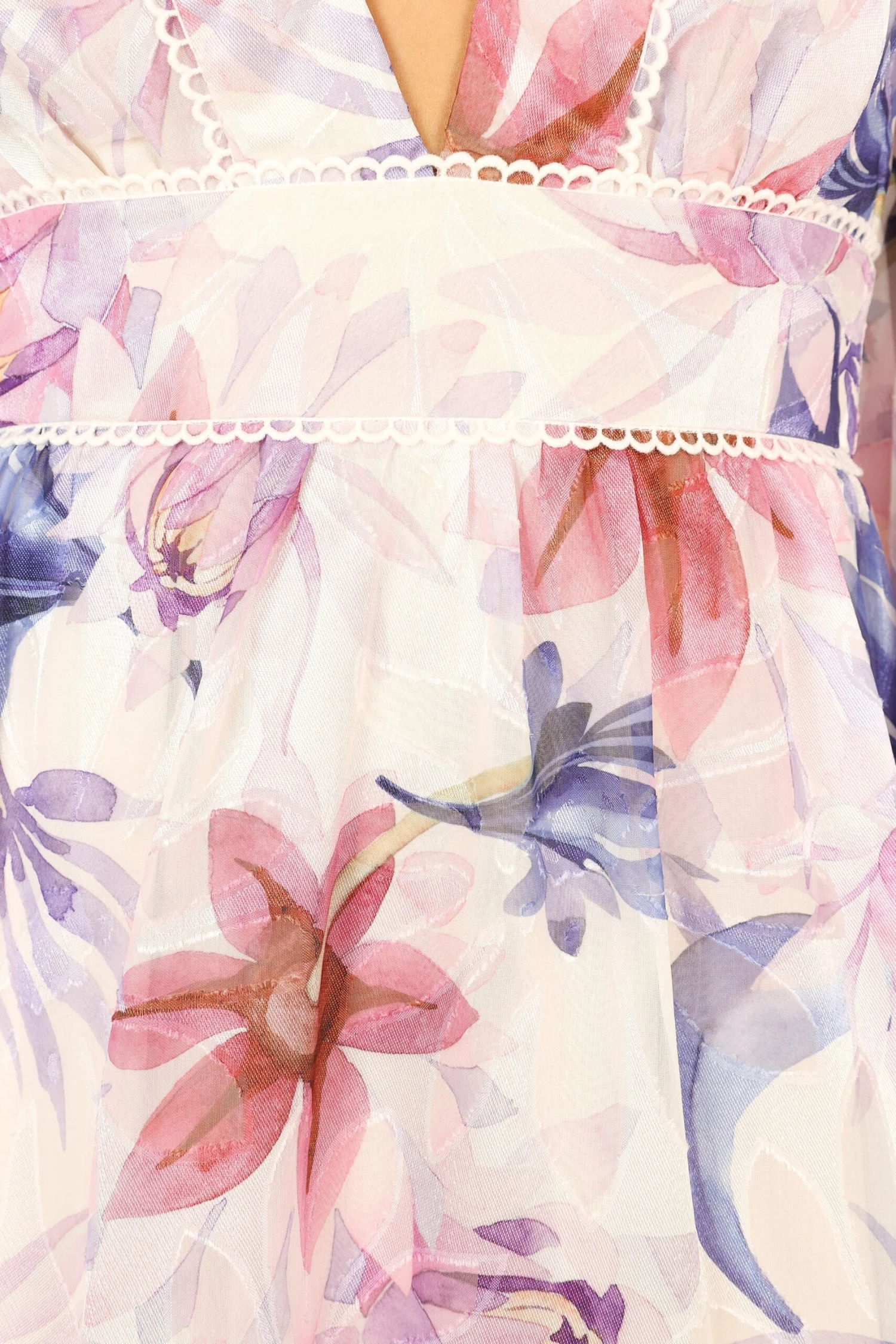 Rume Long Sleeve Mini Dress - Purple Floral 11 Rume Long Sleeve Mini Dress - Purple Floral - Image 9