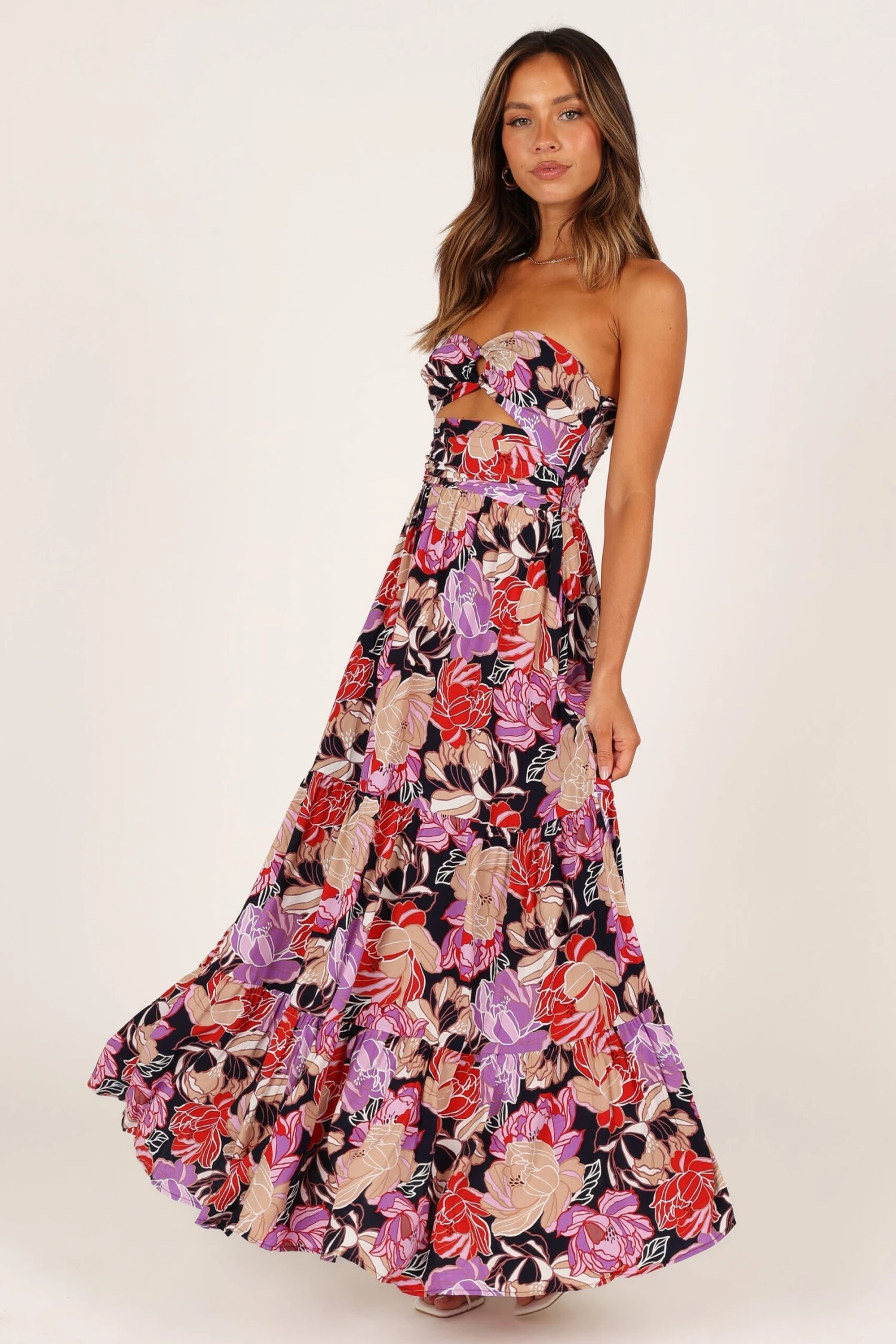 Sarai Dress - Purple Floral 8 Sarai Dress - Purple Floral - Image 6