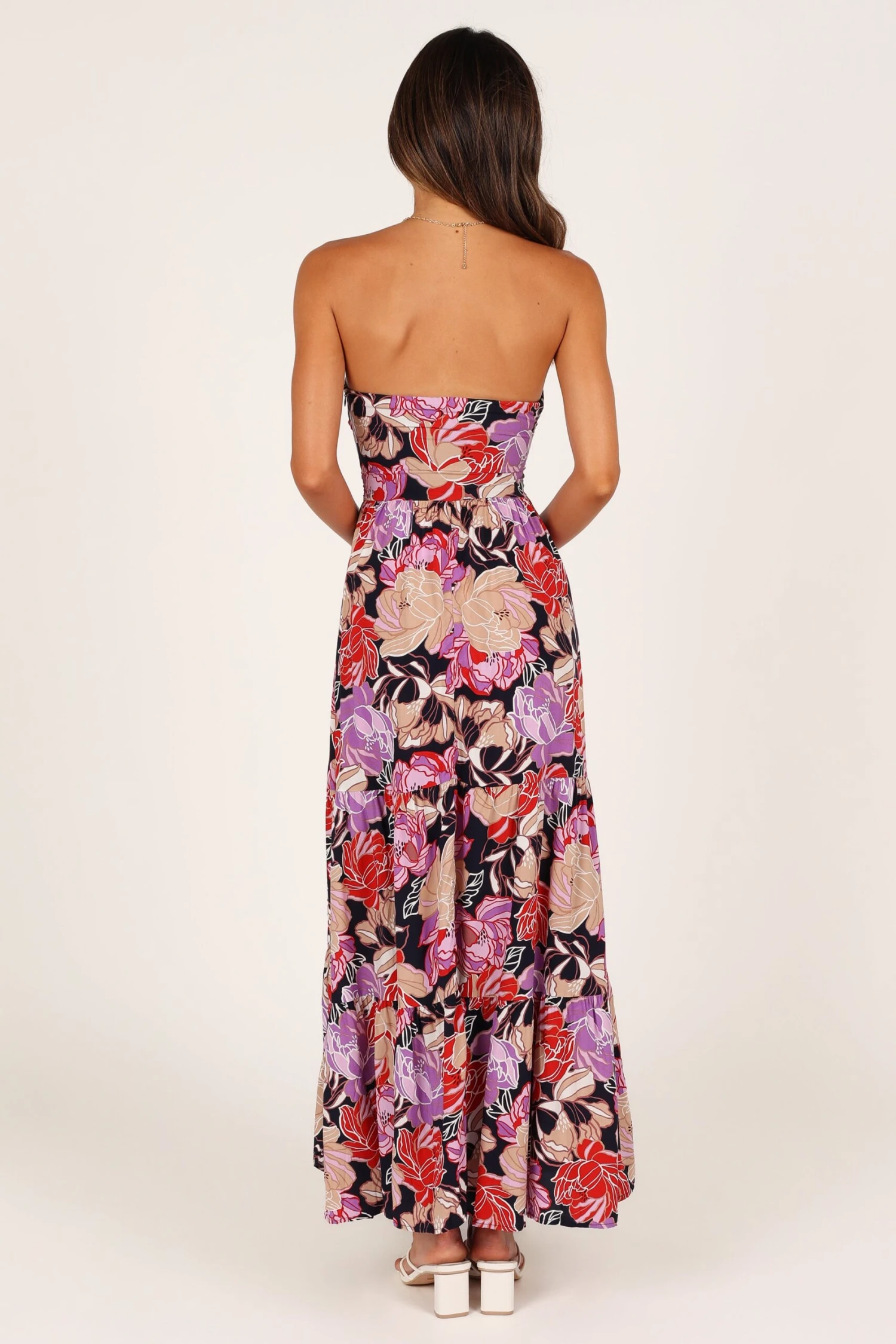 Sarai Dress - Purple Floral 4 Sarai Dress - Purple Floral - Image 2