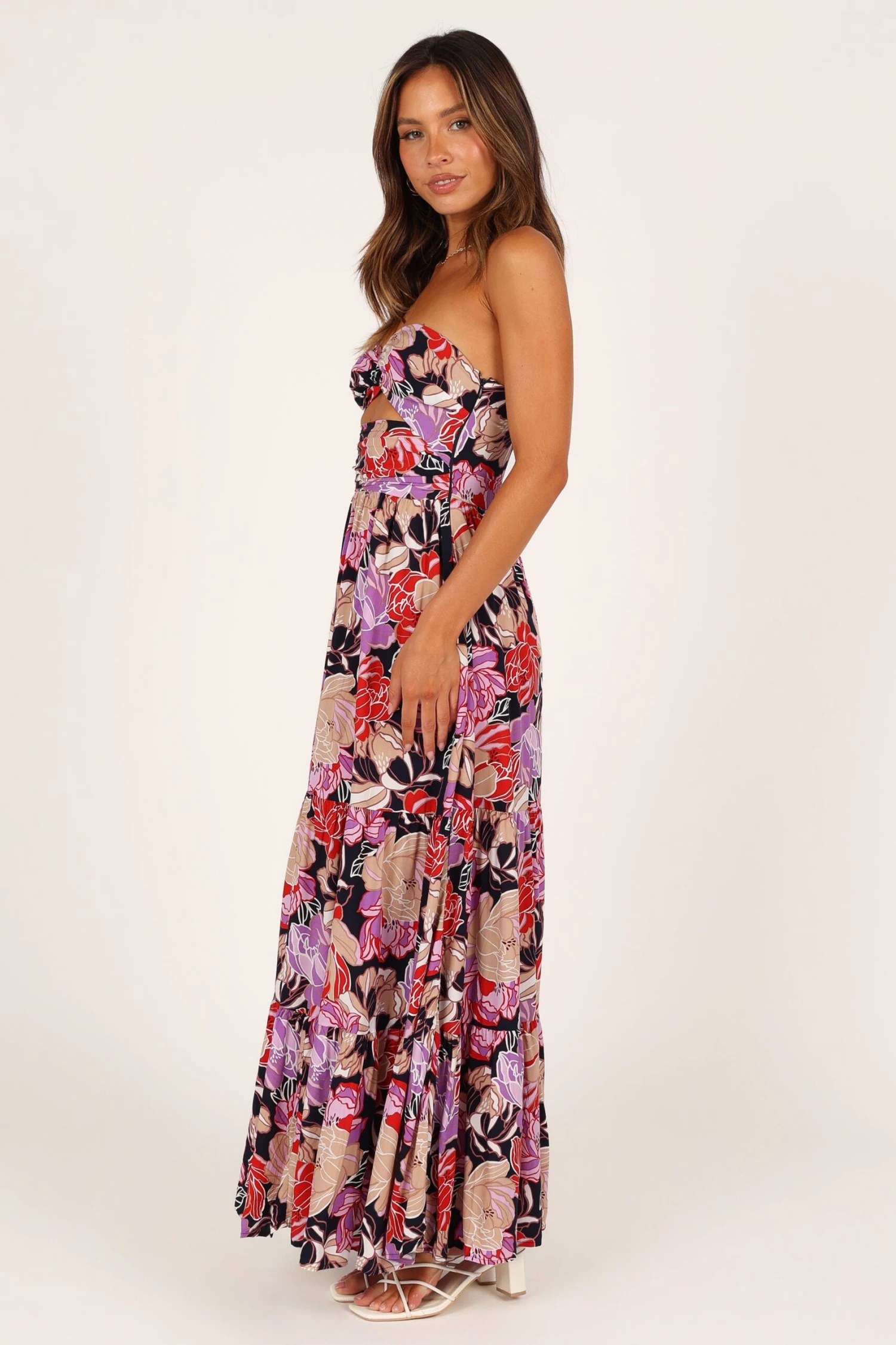 Sarai Dress - Purple Floral 7 Sarai Dress - Purple Floral - Image 5