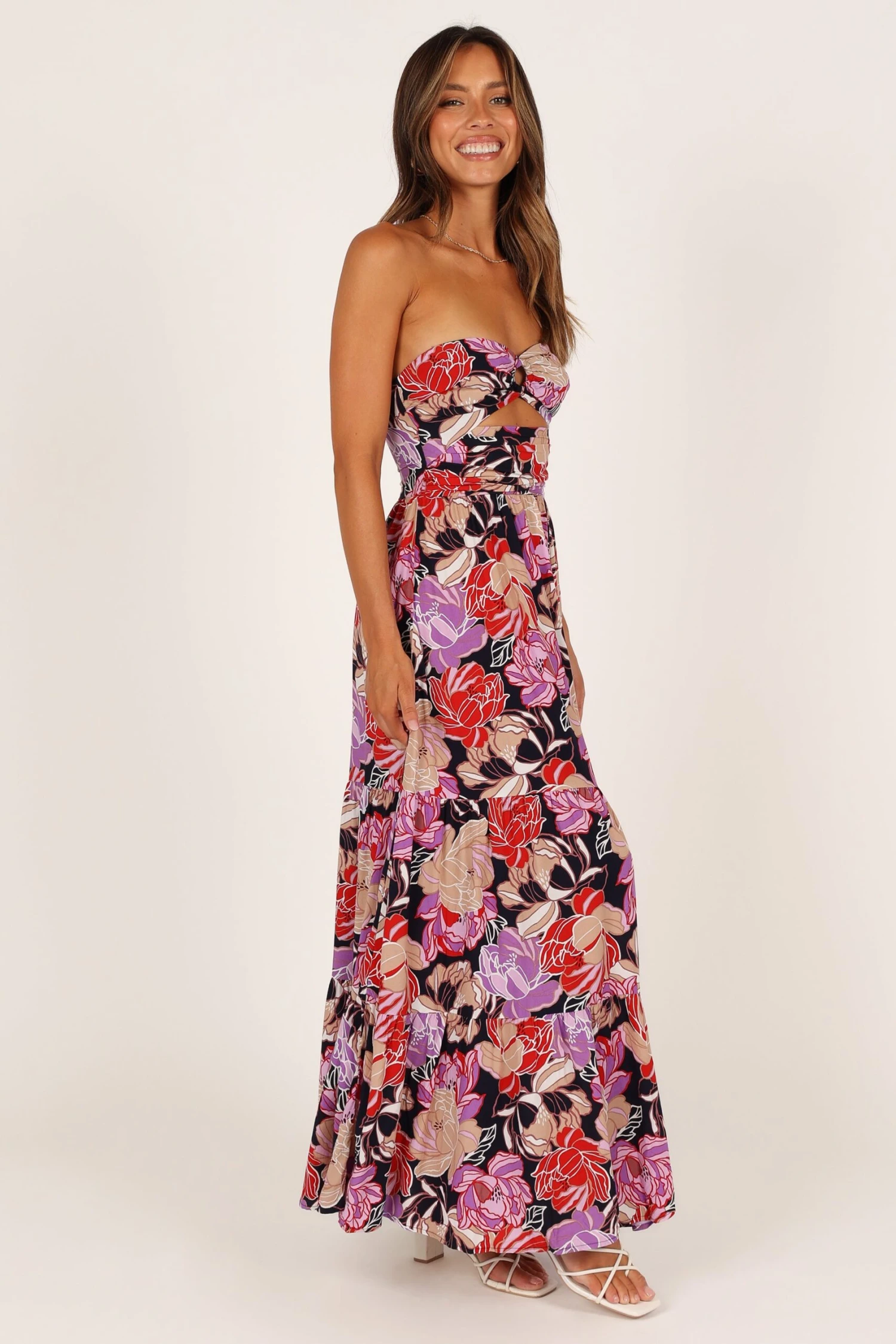 Sarai Dress - Purple Floral 6 Sarai Dress - Purple Floral - Image 4