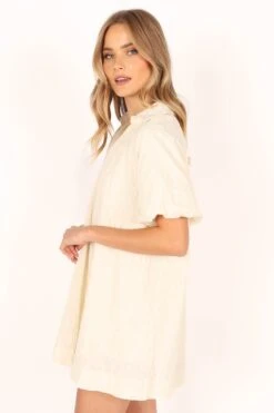 Sophia Puff Sleeve Mini Dress - White 16 Sophia Puff Sleeve Mini Dress - White -Clothing Discount Shop petal and pup usa dresses sophia puff sleeve mini dress white 33836350505137