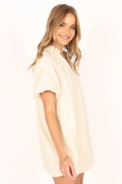 Sophia Puff Sleeve Mini Dress - White 22 Sophia Puff Sleeve Mini Dress - White -Clothing Discount Shop petal and pup usa dresses sophia puff sleeve mini dress white 33836350668977