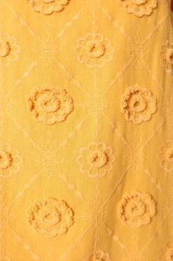 Stefania Long Sleeve Mini Dress - Mustard -Clothing Discount Shop petal and pup usa dresses stefania long sleeve mini dress mustard 34011654324401