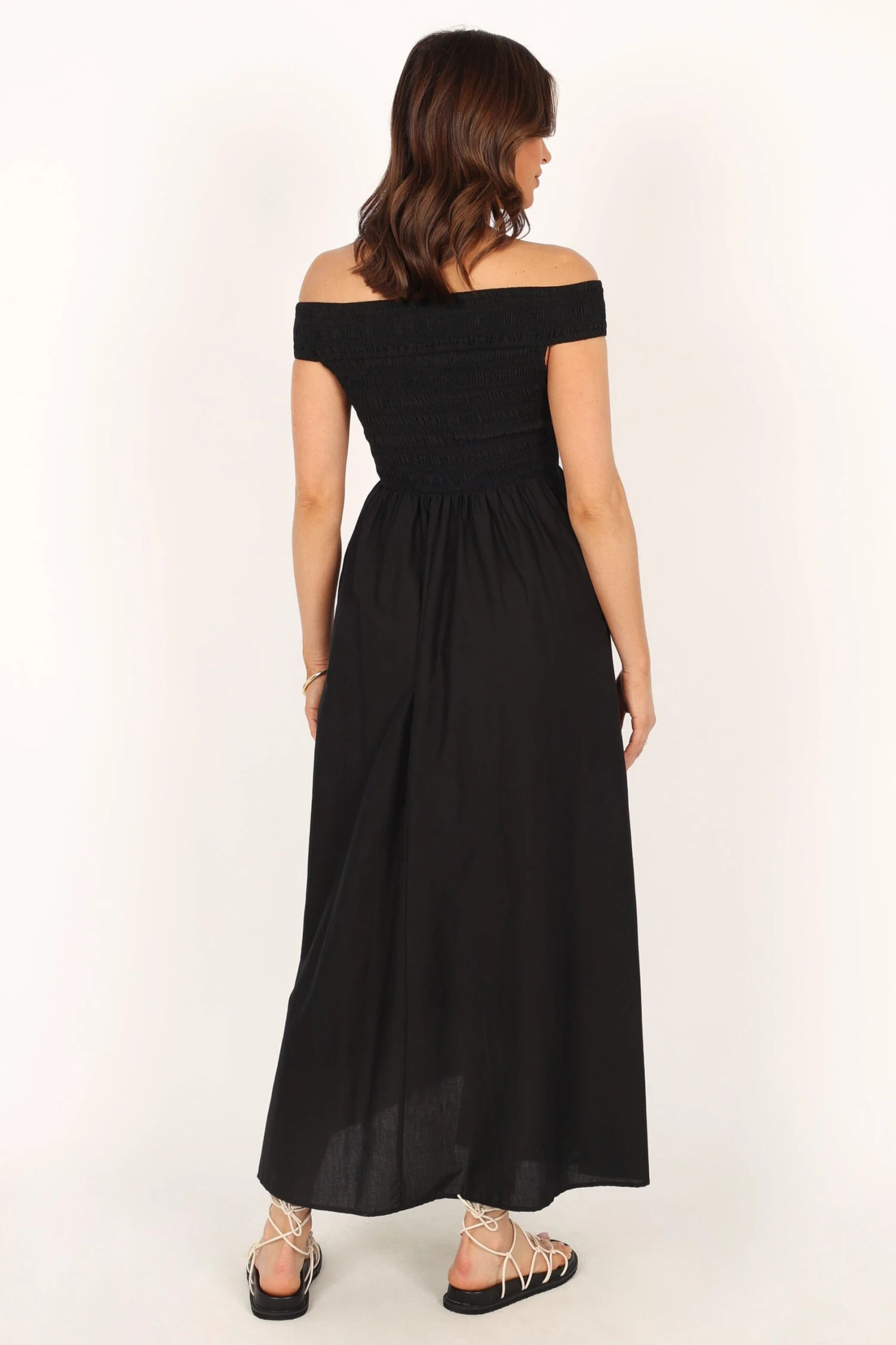 Tessa Off Shoulder Maxi Dress - Black 11 Tessa Off Shoulder Maxi Dress - Black - Image 9