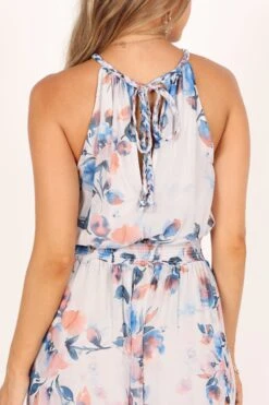 Vita High Neck Maxi Dress - Ivory Floral -Clothing Discount Shop petal and pup usa dresses vita high neck maxi dress ivory floral 33469370302641